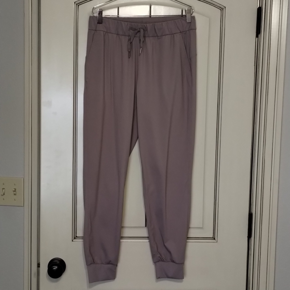 Ajisai Jagger Pants Small Gray Taupe Soft Material Elastic Drawstring Waist
